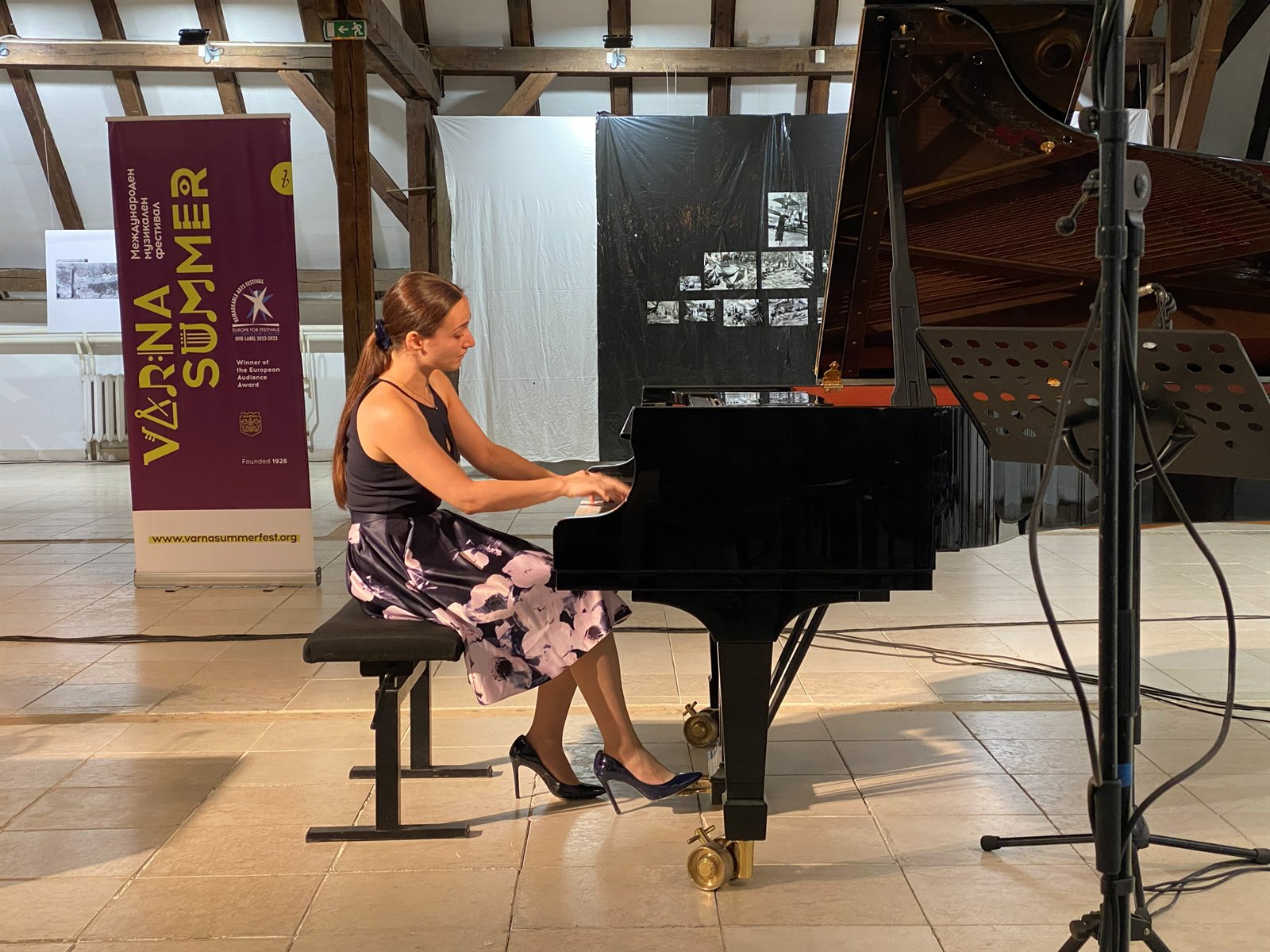 Angela Todorova performing at the Varna Summer festival